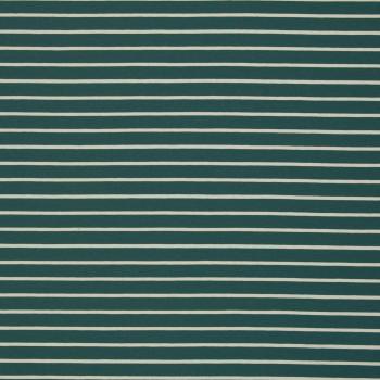 Baumwolljersey Isa Streifen Grün/Weiß  by Swafing